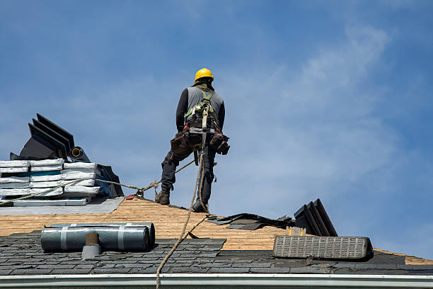 Professional Roof Replacement technician working in Wycombe, PA